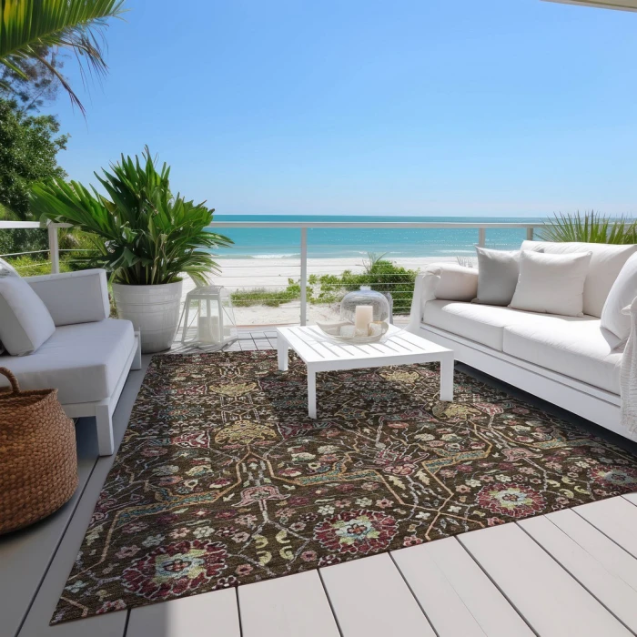 Addison Rugs Chantille Brown ACN1132 5ft. x 7ft.6in. Rect. Rug