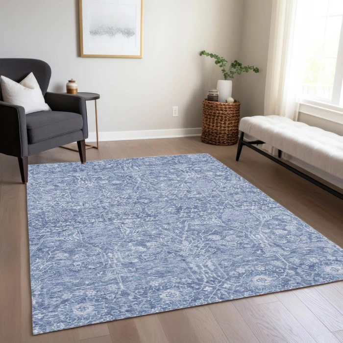 Addison Rugs Chantille Blue ACN1133 9ft. x 12ft. Rect. Rug