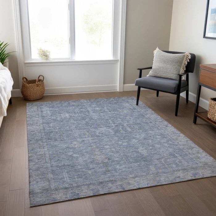 Addison Rugs Chantille Blue ACN1135 9ft. x 12ft. Rect. Rug