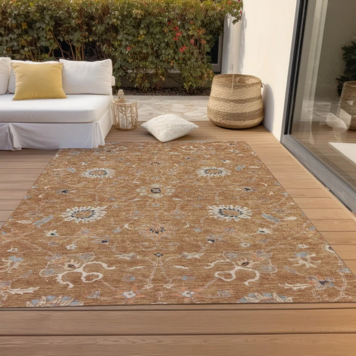 Addison Rugs Chantille Orange ACN1137 8ft. x 10ft. Rect. Rug