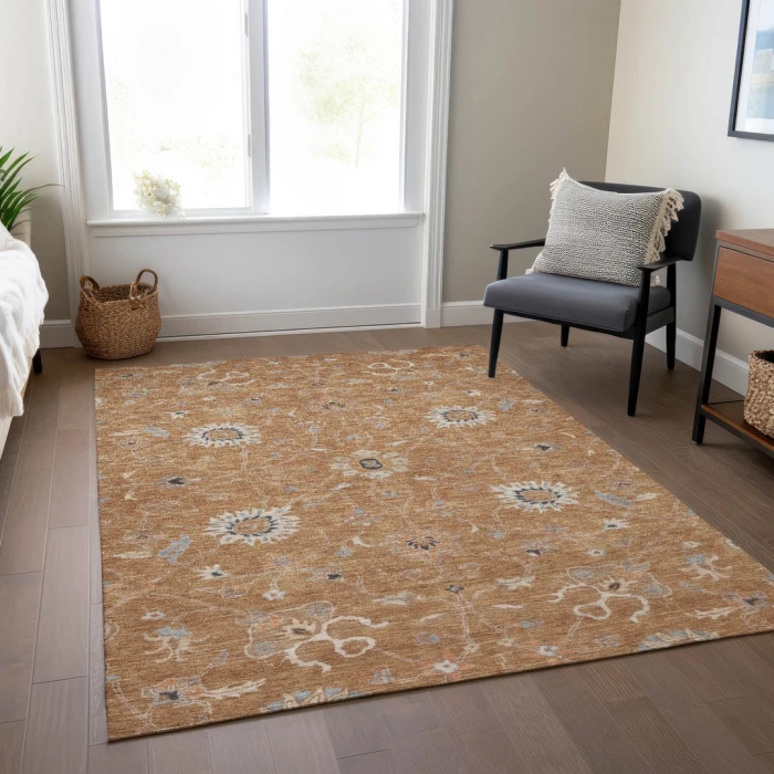 Addison Rugs Chantille Orange ACN1137 8ft. x 10ft. Rect. Rug