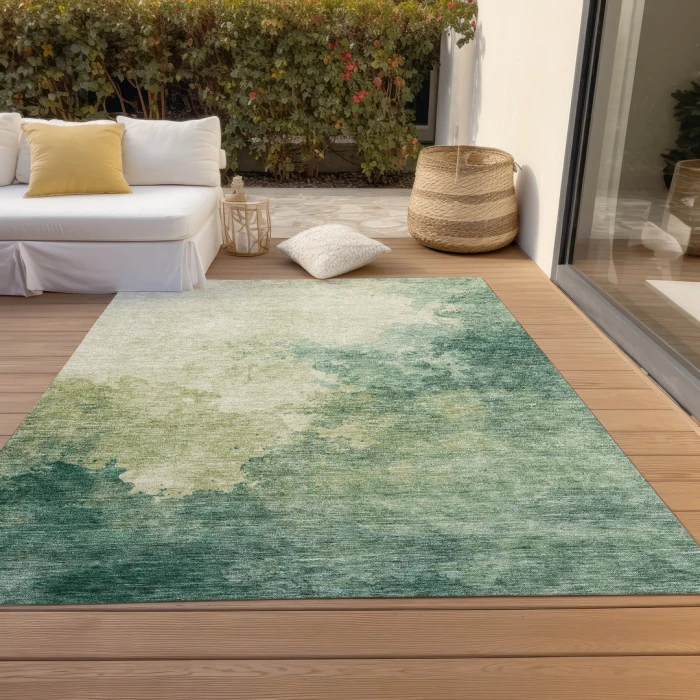 Addison Rugs Chantille Green ACN1138 8ft. x 10ft. Rect. Rug