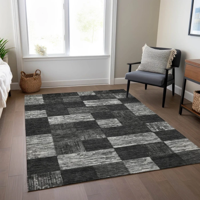 Addison Rugs Chantille Black ACN1139 8ft. x 10ft. Rect. Rug