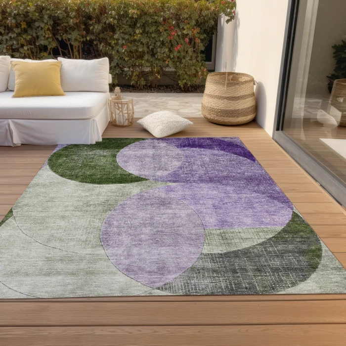 Addison Rugs Chantille Purple ACN1140 5ft. x 7ft.6in. Rect. Rug