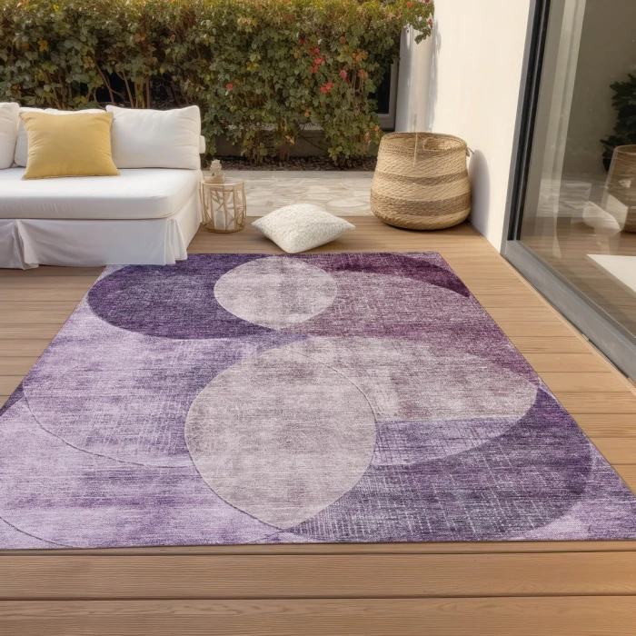 Addison Rugs Chantille Purple ACN1140 8ft. x 10ft. Rect. Rug