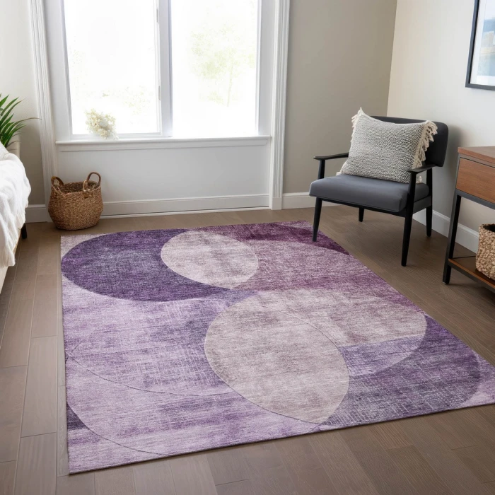 Addison Rugs Chantille Purple ACN1140 8ft. x 10ft. Rect. Rug