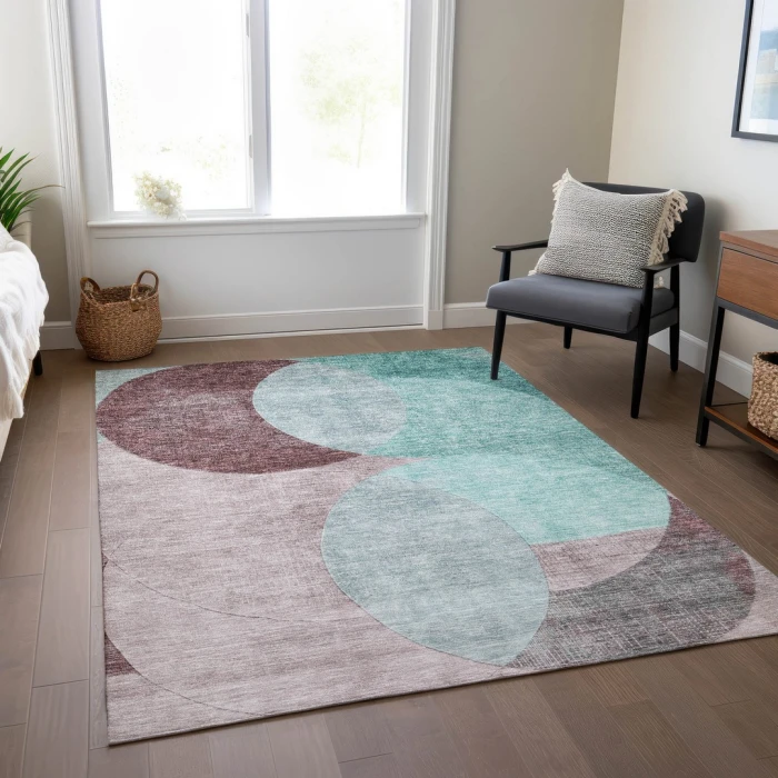 Addison Rugs Chantille Teal ACN1140 9ft. x 12ft. Rect. Rug