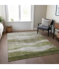 Addison Rugs Chantille Green ACN1141 9ft. x 12ft. Rect. Rug