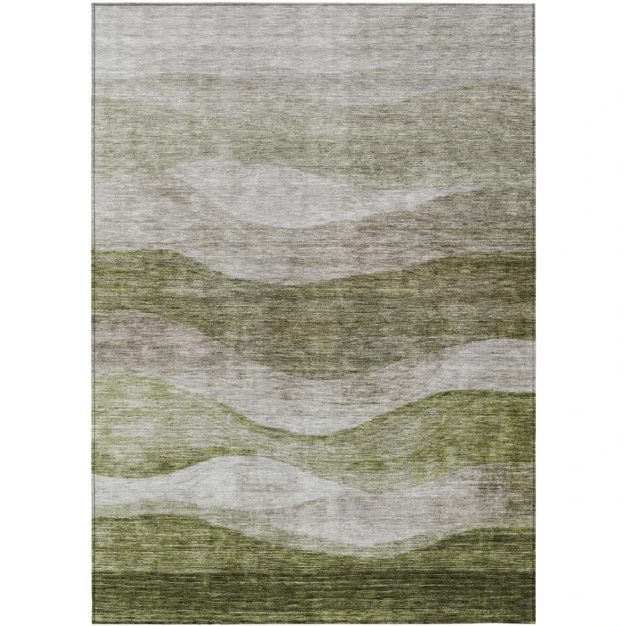 Addison Rugs Chantille Green ACN1141 9ft. x 12ft. Rect. Rug