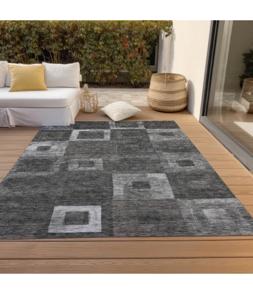 Addison Rugs Chantille Black ACN1142 8ft. x 10ft. Rect. Rug