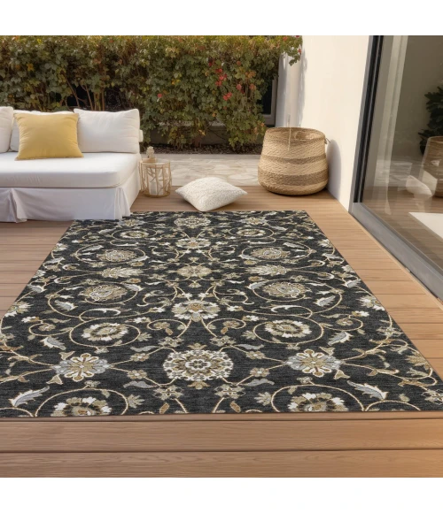 Addison Rugs Chantille Black ACN1149 9ft. x 12ft. Rect. Rug
