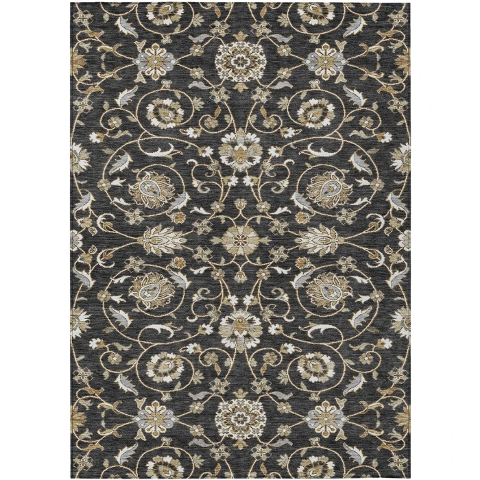 Addison Rugs Chantille Black ACN1149 5ft. x 7ft.6in. Rect. Rug