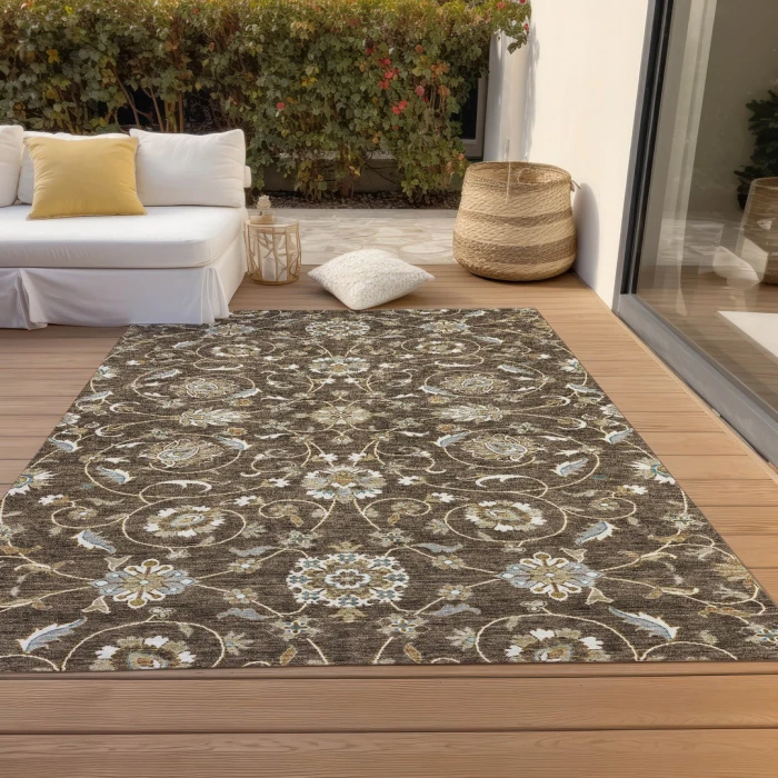 Addison Rugs Chantille Brown ACN1149 5ft. x 7ft.6in. Rect. Rug