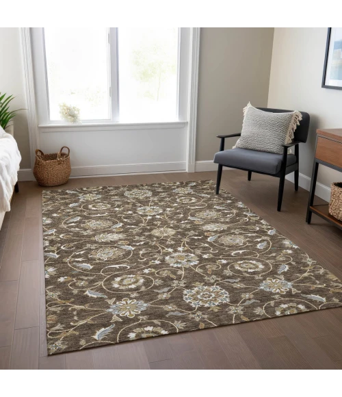 Addison Rugs Chantille Brown ACN1149 9ft. x 12ft. Rect. Rug