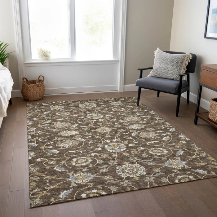 Addison Rugs Chantille Brown ACN1149 5ft. x 7ft.6in. Rect. Rug