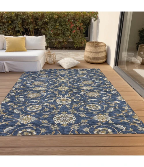 Addison Rugs Chantille Blue ACN1149 9ft. x 12ft. Rect. Rug