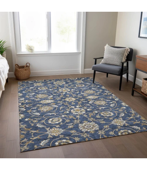 Addison Rugs Chantille Blue ACN1149 9ft. x 12ft. Rect. Rug