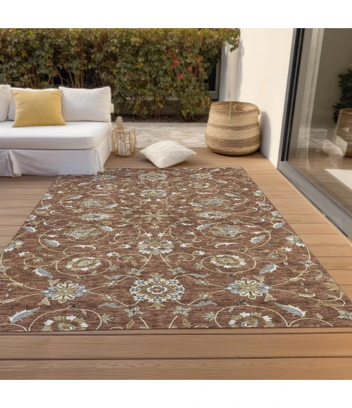 Addison Rugs Chantille Orange ACN1149 8ft. x 10ft. Rect. Rug