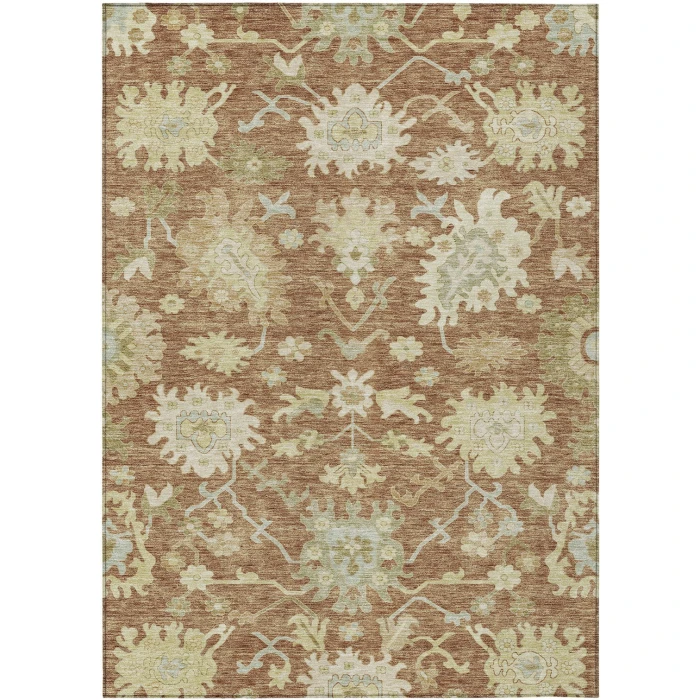 Addison Rugs Chantille Orange ACN1150 9ft. x 12ft. Rect. Rug