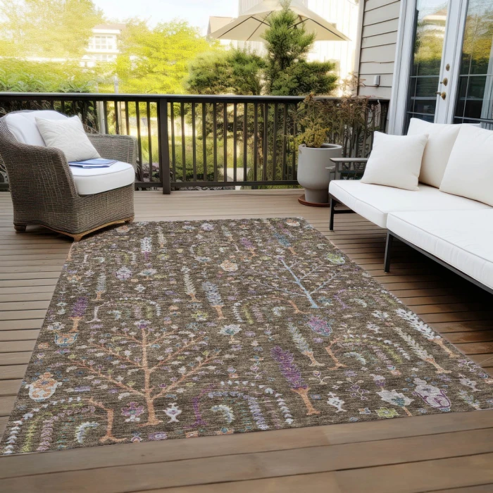 Addison Rugs Chantille Brown ACN1152 9ft. x 12ft. Rect. Rug