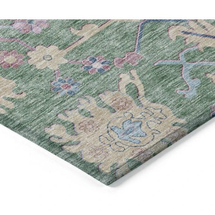 Addison Rugs Chantille Green ACN1154 5ft. x 7ft.6in. Rect. Rug