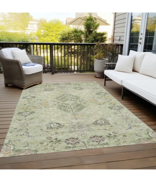 Addison Rugs Chantille Green ACN1156 5ft. x 7ft.6in. Rect. Rug