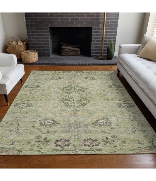 Addison Rugs Chantille Green ACN1156 5ft. x 7ft.6in. Rect. Rug