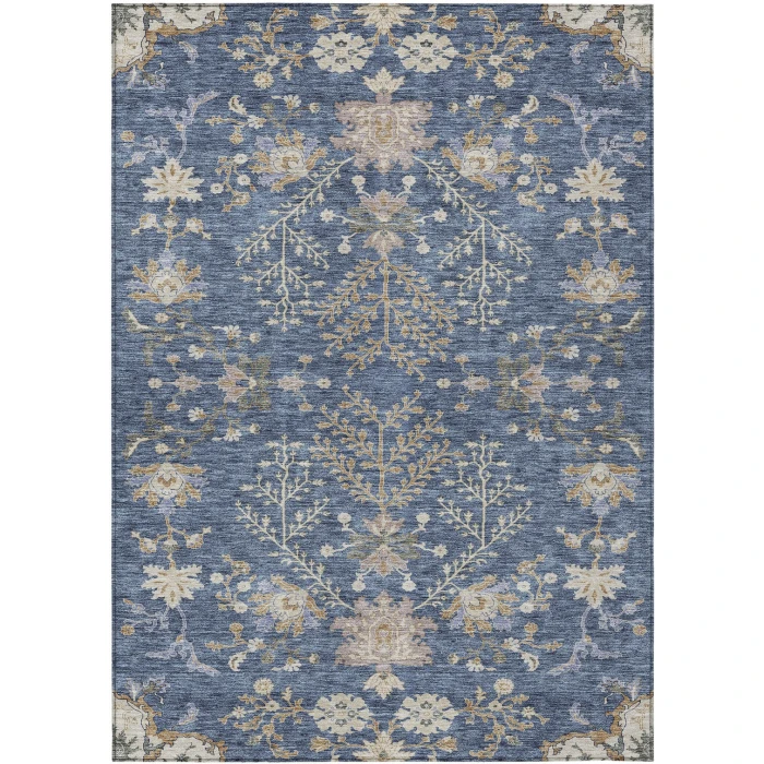 Addison Rugs Chantille Blue ACN1156 5ft. x 7ft.6in. Rect. Rug