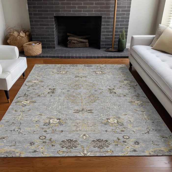 Addison Rugs Chantille Gray ACN1156 8ft. x 10ft. Rect. Rug