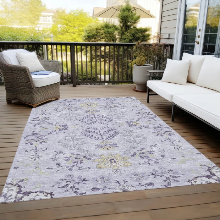 Addison Rugs Chantille Purple ACN1156 5ft. x 7ft.6in. Rect. Rug