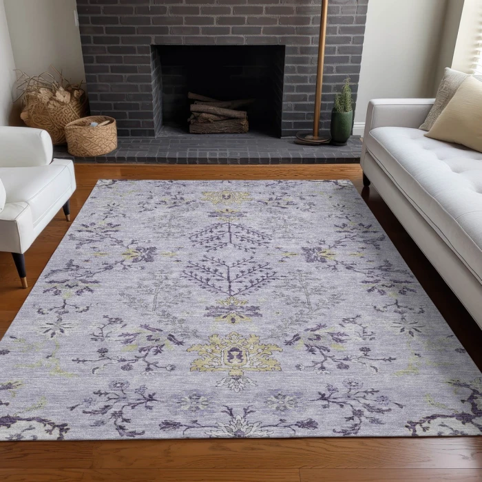 Addison Rugs Chantille Purple ACN1156 5ft. x 7ft.6in. Rect. Rug