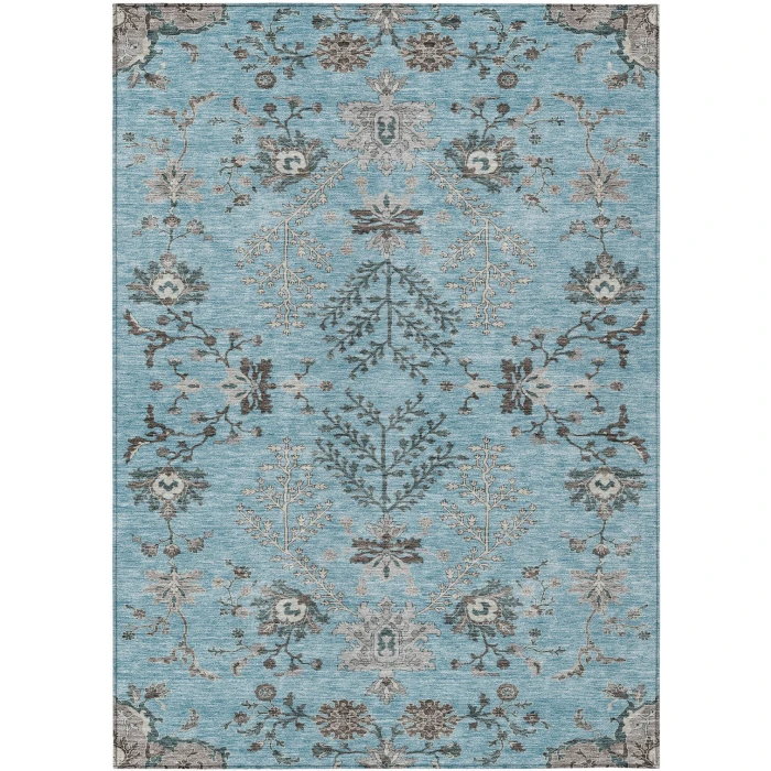 Addison Rugs Chantille Blue ACN1156 5ft. x 7ft.6in. Rect. Rug