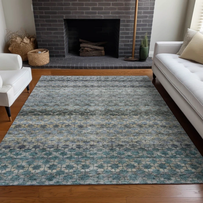 Addison Rugs Chantille Blue ACN1168 8ft. x 10ft. Rect. Rug