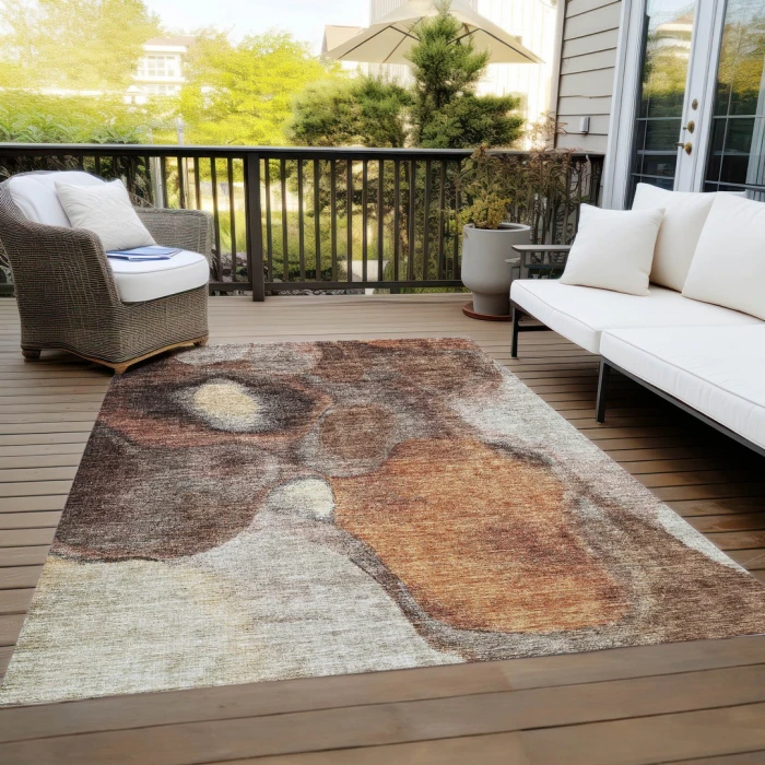 Addison Rugs Chantille Brown ACN1177 5ft. x 7ft.6in. Rect. Rug