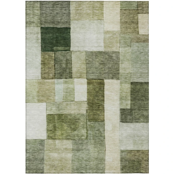 Addison Rugs Chantille Green ACN1190 5ft. x 7ft.6in. Rect. Rug