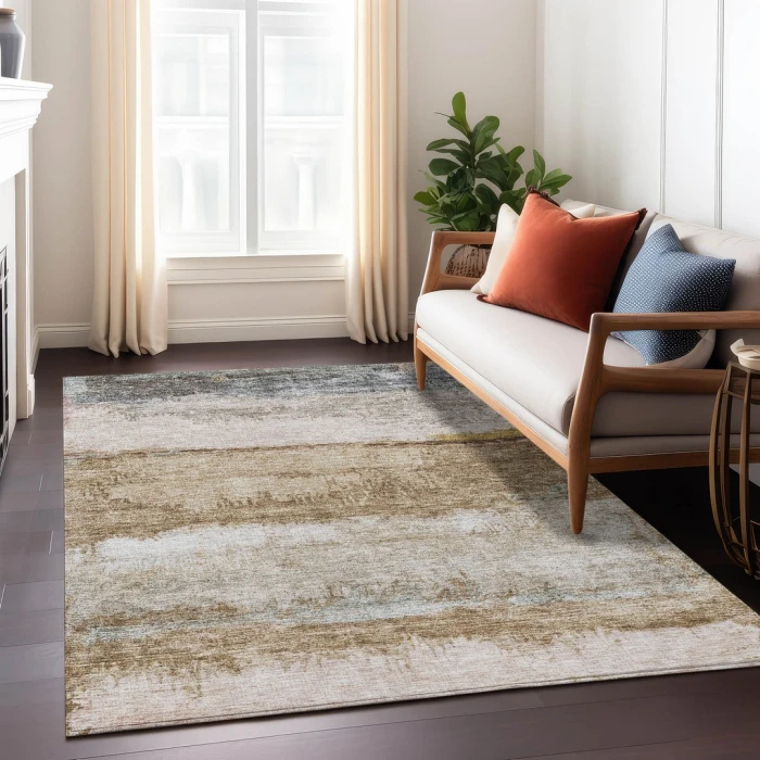 Addison Rugs Chantille Brown ACN1197 9ft. x 12ft. Rect. Rug