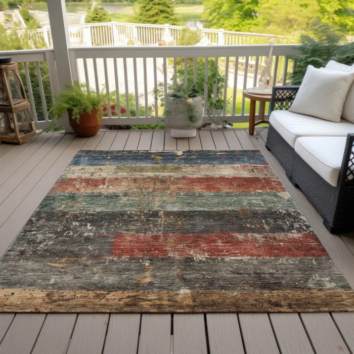 Addison Rugs Chantille Green ACN1198 5ft. x 7ft.6in. Rect. Rug