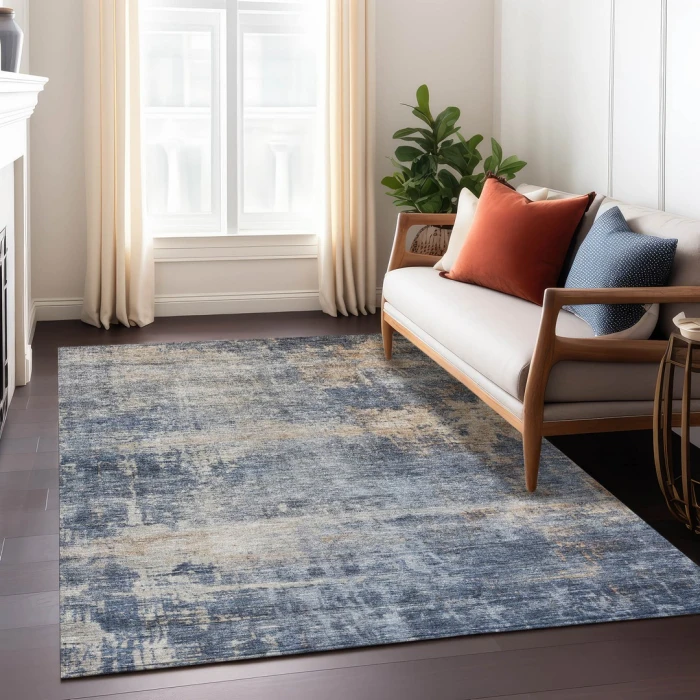 Addison Rugs Chantille Blue ACN1217 8ft. x 10ft. Rect. Rug
