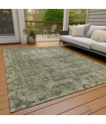 Addison Rugs Chantille Green ACN1228 9ft. x 12ft. Rect. Rug