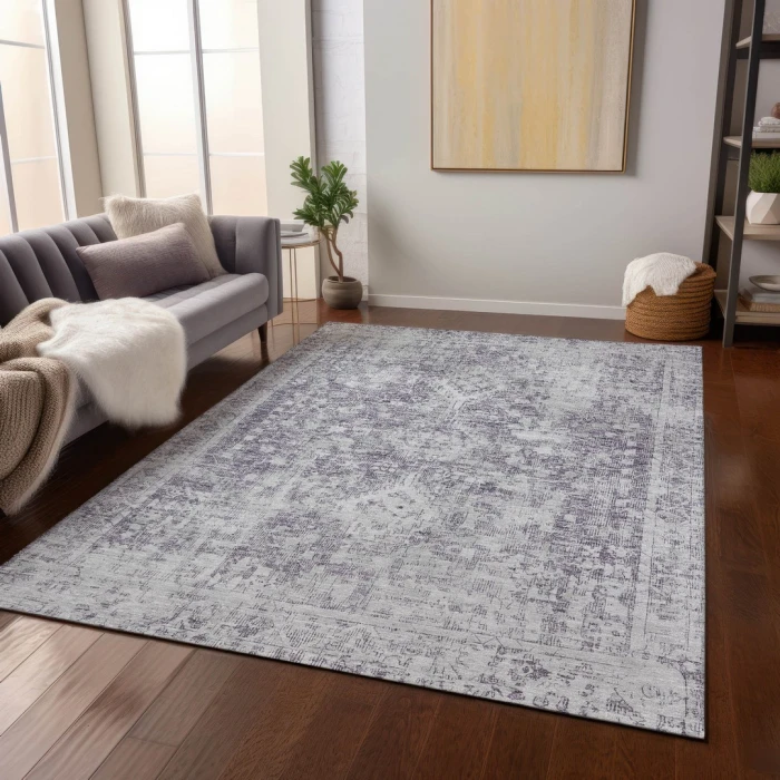 Addison Rugs Chantille Purple ACN1229 5ft. x 7ft.6in. Rect. Rug