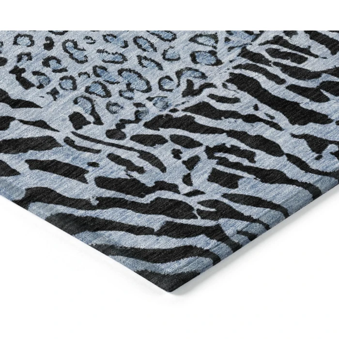 Addison Rugs Chantille Blue ACN1230 9ft. x 12ft. Rect. Rug