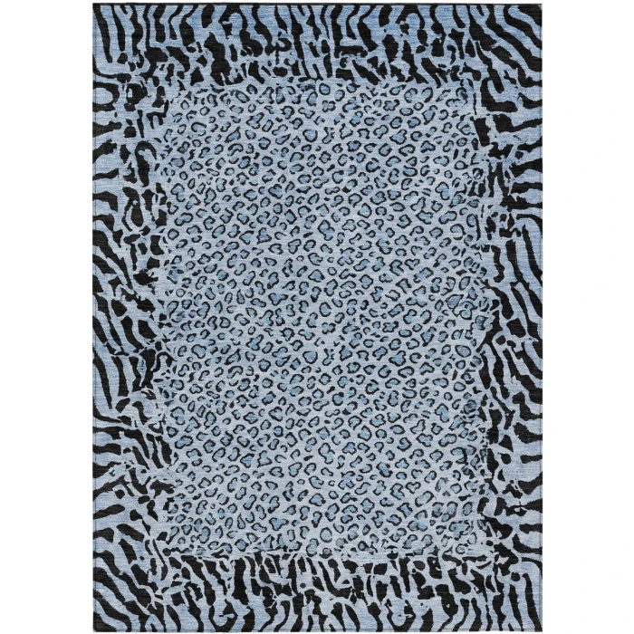 Addison Rugs Chantille Blue ACN1230 9ft. x 12ft. Rect. Rug