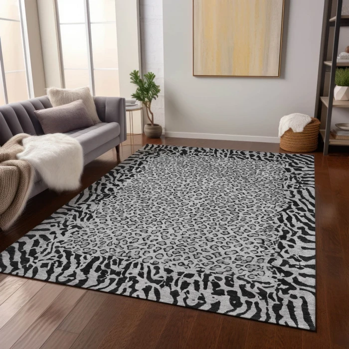 Addison Rugs Chantille Gray ACN1230 8ft. x 10ft. Rect. Rug