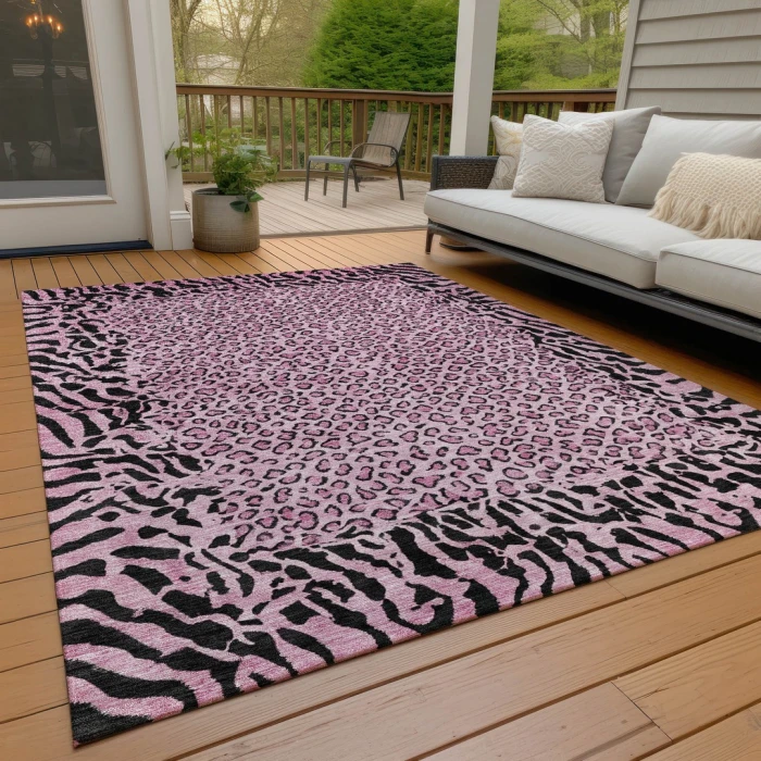 Addison Rugs Chantille Pink ACN1230 9ft. x 12ft. Rect. Rug