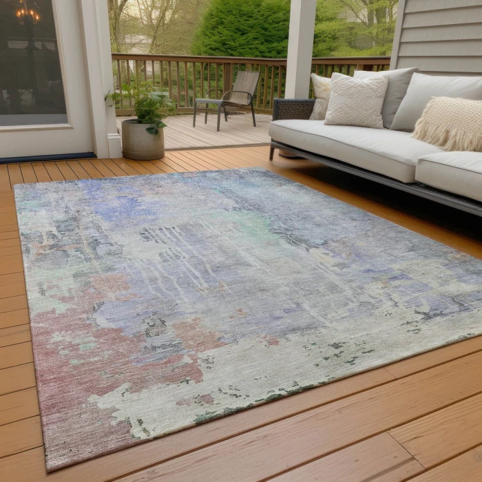 Addison Rugs Chantille Purple ACN1233 8ft. x 10ft. Rect. Rug