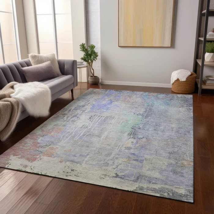 Addison Rugs Chantille Purple ACN1233 8ft. x 10ft. Rect. Rug