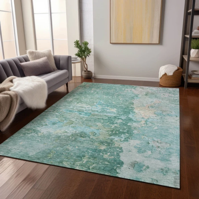 Addison Rugs Chantille Green ACN1234 8ft. x 10ft. Rect. Rug