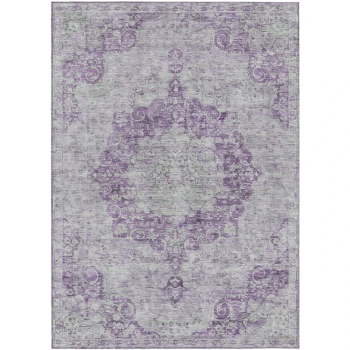 Addison Rugs Chantille Purple ACN1238 5ft. x 7ft.6in. Rect. Rug
