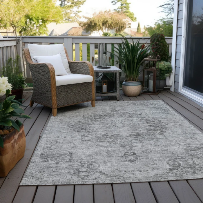 Addison Rugs Chantille Gray ACN1238 5ft. x 7ft.6in. Rect. Rug