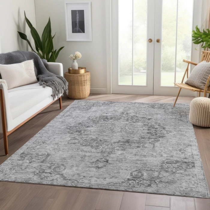 Addison Rugs Chantille Gray ACN1238 5ft. x 7ft.6in. Rect. Rug